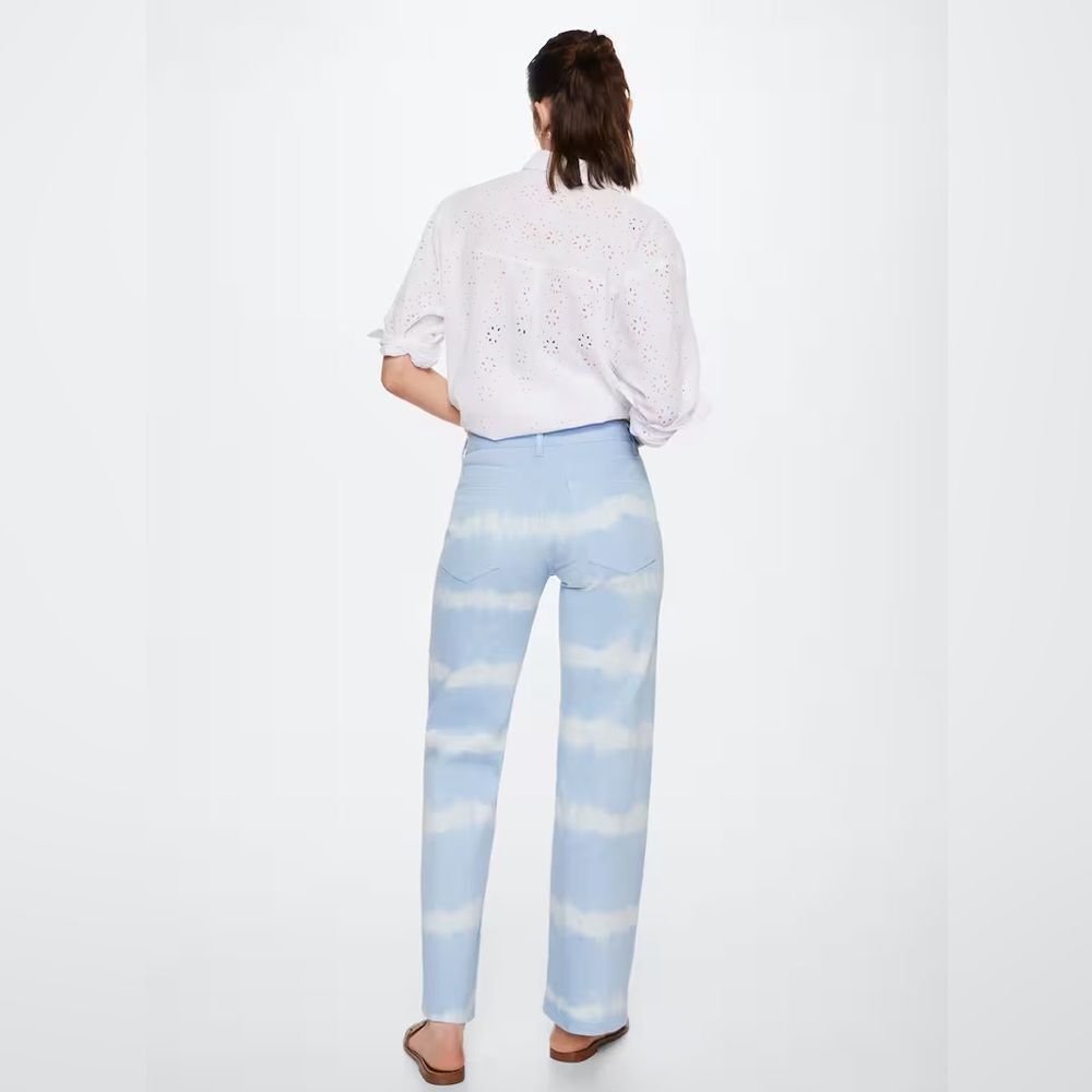 Mango Wideleg tie-dye jeans - Picture 4 of 7